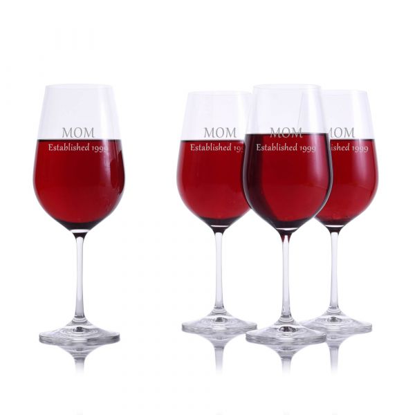 Wine Glass Engraved Cannage Crystal
